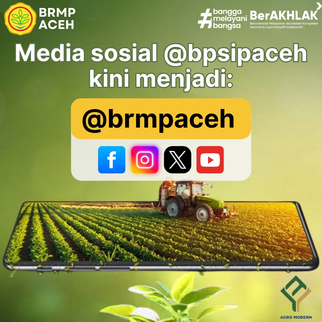 brmpaceh's tweet image. Saleum Syedara

BPSIP Aceh berubah nama menjadi BRMP Aceh ya Syedara!

#agrostandar
#brmpaceh
#brmpkementan
#KementerianPertanian
