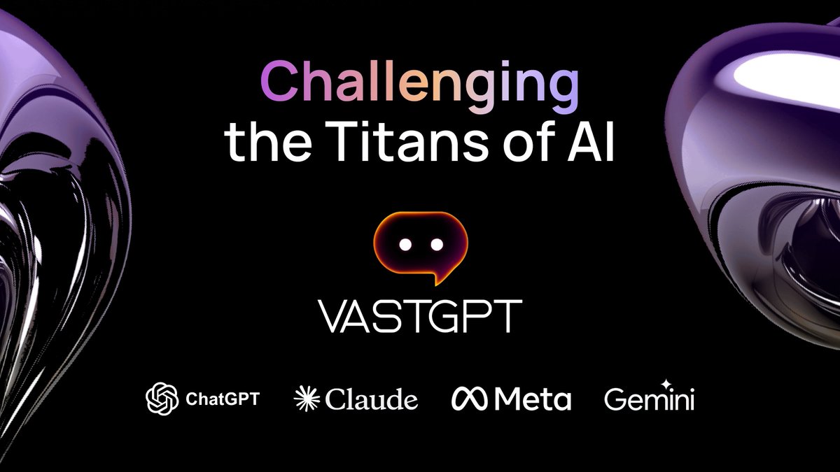VastGPT's tweet image. We’re not aiming big we’re aiming beyond limits.

 VastGPT is built to rival the giants with smarter, faster, more accessible AI.

The future isn’t coming. It’s already here.