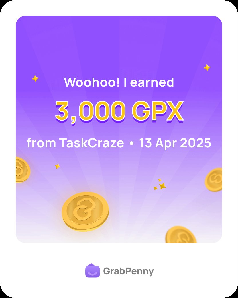 sky75_eth's tweet photo. Woohoo! I won GPX using app. @grabpennyapp : https://t.co/wWKpZdwja6 https://t.co/H4UxnkKV93