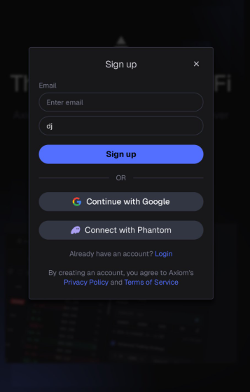 Sean73538487's tweet photo. @DJNFTs @AxiomExchange signed up with ref https://t.co/oiwGza9XoO