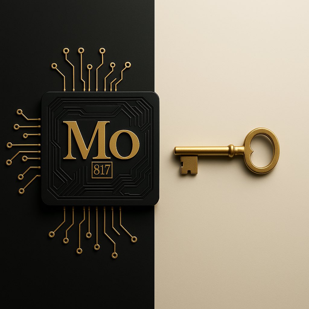 Mo817_EN's tweet image. Half the code is logic.  
The other half  access.

Mo817 is the only project  
engineered as a chip,  
and activated as a key.

It’s not just understood…  
It’s *unlocked.*

#Mo817  
#MindAndAccess  
#DualSystem  
#ExecutableSymbol