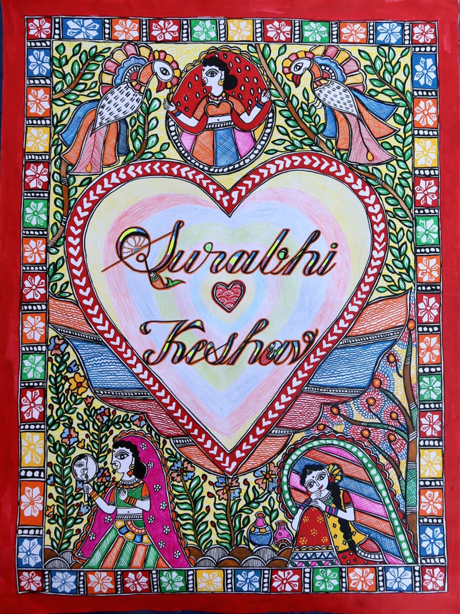 mithilakritihub's tweet image. Sign board for wedding.
Design no - 2
Created by us using Calligraphy and Mithilaart. 
 @shaadigram.event
Thank you, @mithila_k_kala, and our team members.
#signboard #signboarddesign #mithilapaintingdesign #signboards #weddingdecor #marriage #weddingspecial  #indianart #india