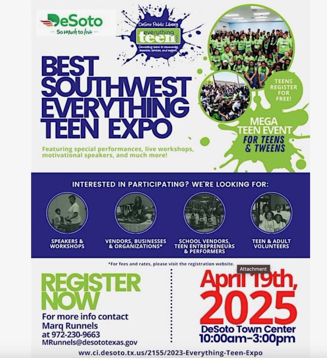 Woodridge Fine Arts Academy- DeSoto ISD (@wrefama) on Twitter photo Golden Eagle Choir, Center Stage Theater Company and Eagle Emerald Dancers will perform at the Best Southwest Teen Expo this Saturday! <a href="/lashondee/">Demitree Tatum</a> <a href="/usamahrodgers/">Dr. Usamah Rodgers</a> Golden Eagle Choir, Center Stage Theater Company and Eagle Emerald Dancers will perform at the Best Southwest Teen Expo this Saturday! <a href="/lashondee/">Demitree Tatum</a> <a href="/usamahrodgers/">Dr. Usamah Rodgers</a>