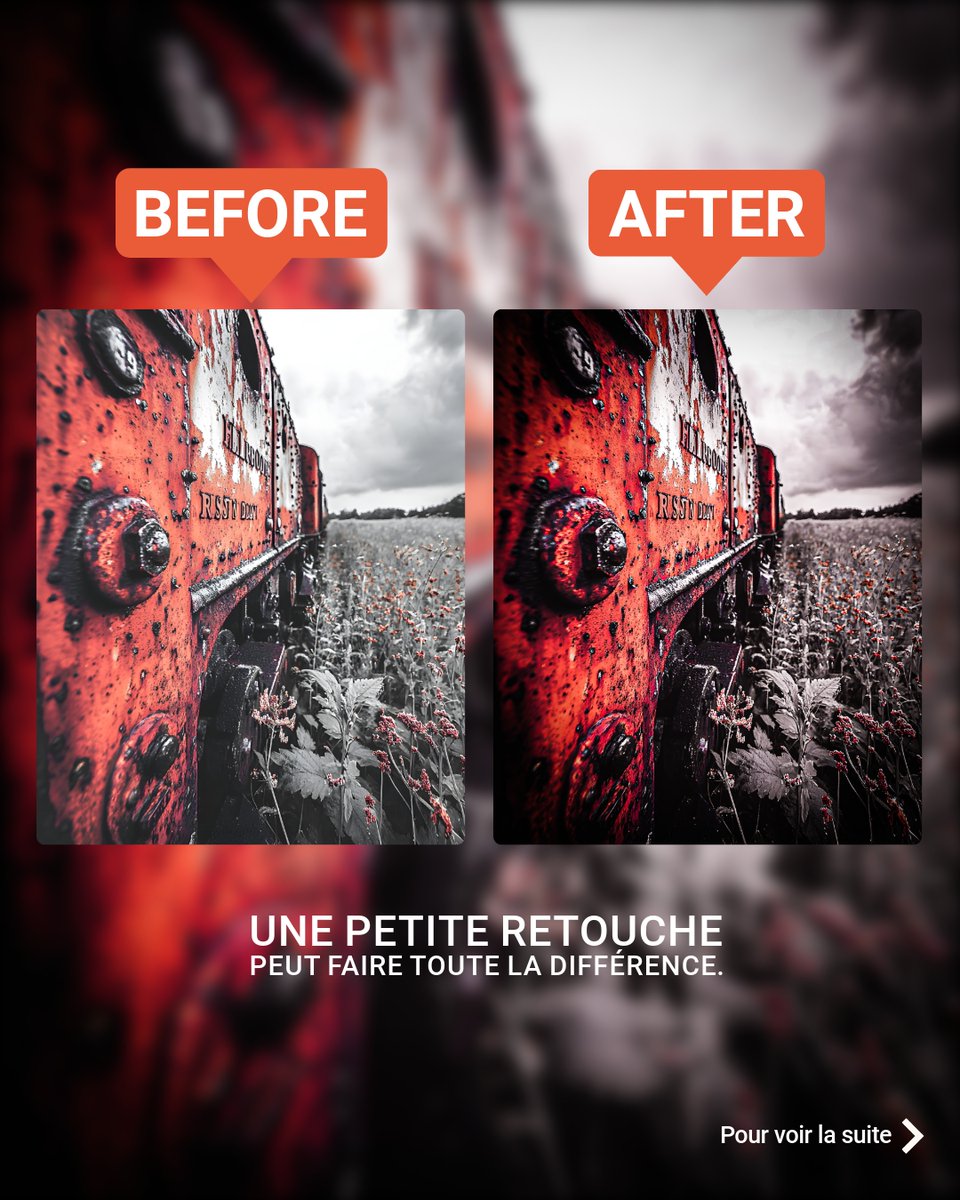 Nedelir_'s tweet image. Hello Twitter ! 👋 Reprise des édits Lightroom avec l'édition #10 !

📸 Source : Moi-même (Midjourney, Upscaled et Lightroom)

Qu'en pensez-vous ?

#Lightroom #Lightroompresets #beforeafter #lightroomedits #adobeExpress #Adobe #AI #AIphotography #midjourney