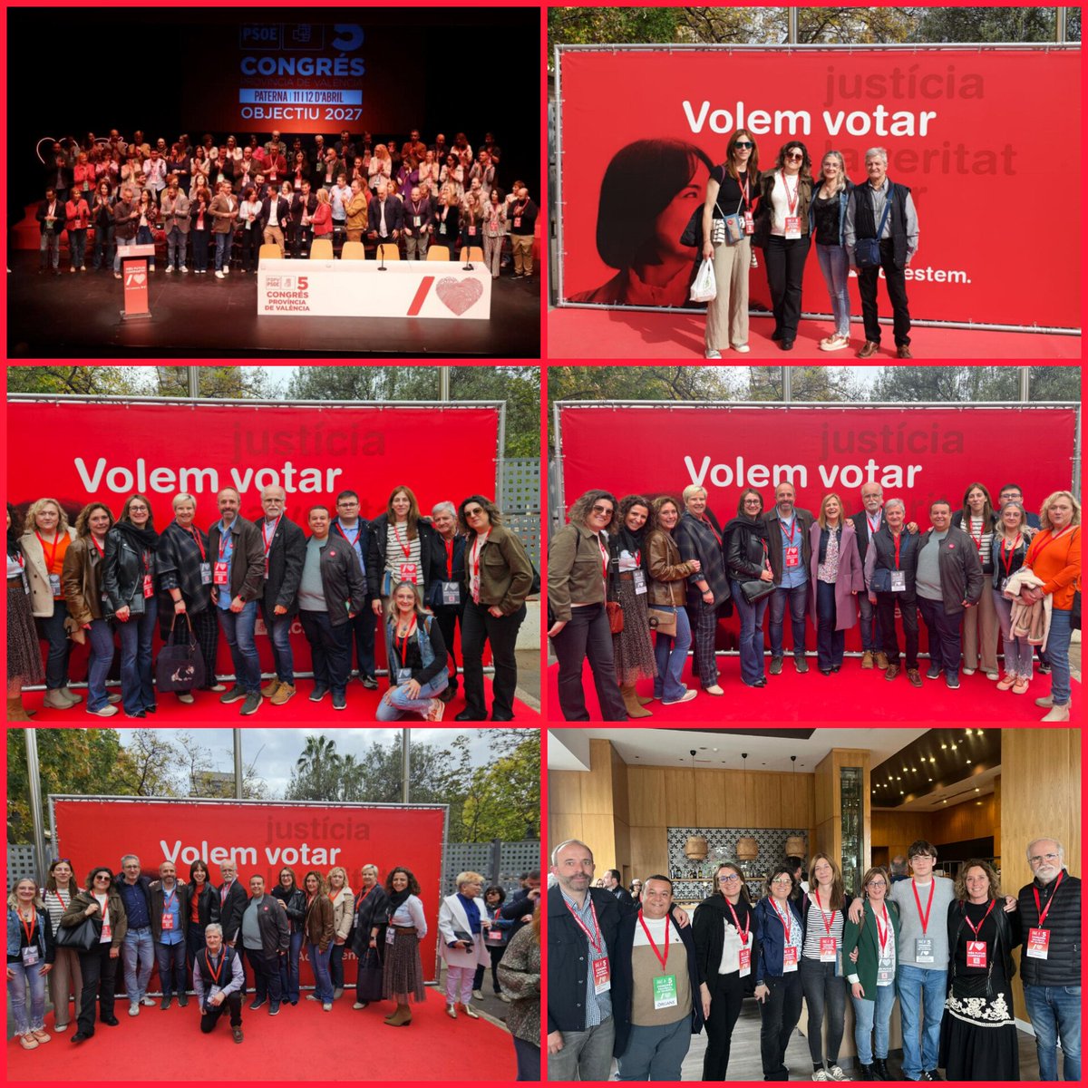 PsoeAdemuz's tweet photo. 🌹El Rincón de Ademuz y La Serranía en el 5° Congreso del PSPV-PSOE de la Provincia de Valencia.

#mésfuturcompartit
#açíestem

#psoeademuz
#socialistasrincondeademuz
#rincondeademuz
#elrincondetodos
#trabajandodiaadia https://t.co/MGIInnXejN