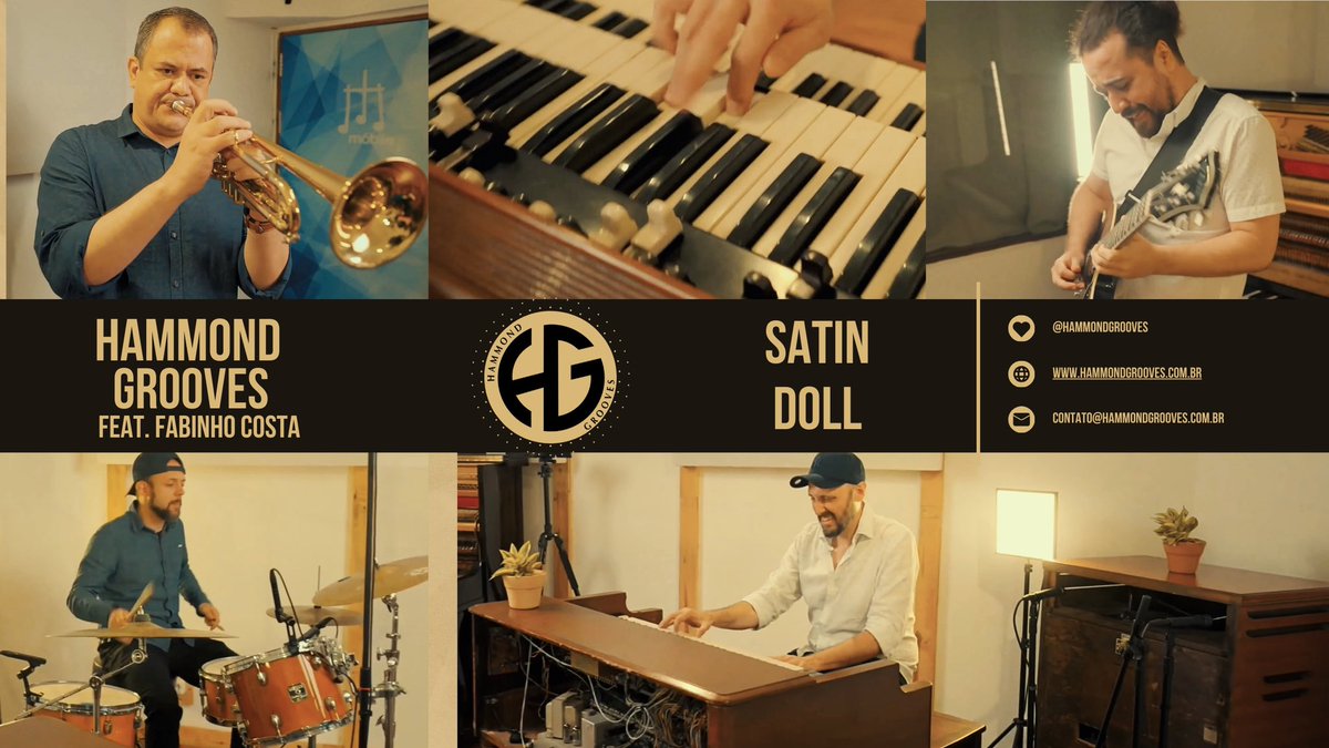 New video on youtube.com/hammondgrooves  feat trumpet player Fabinho Costa.  Watch now!