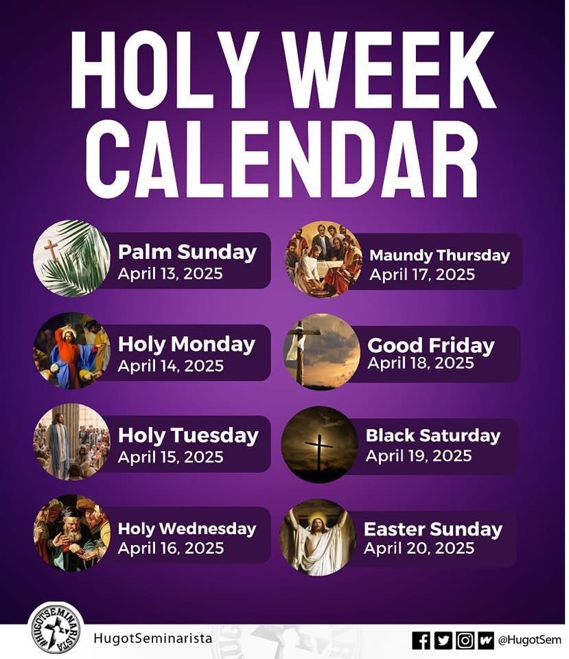 Good morning! Hope you had a good break! And welcome to Term 4! Tempus fugit! (Time flies!) Looking forward to seeing you all at our welcome back assemblies this morning at the start of Holy Week 2025. #presence #findmytie