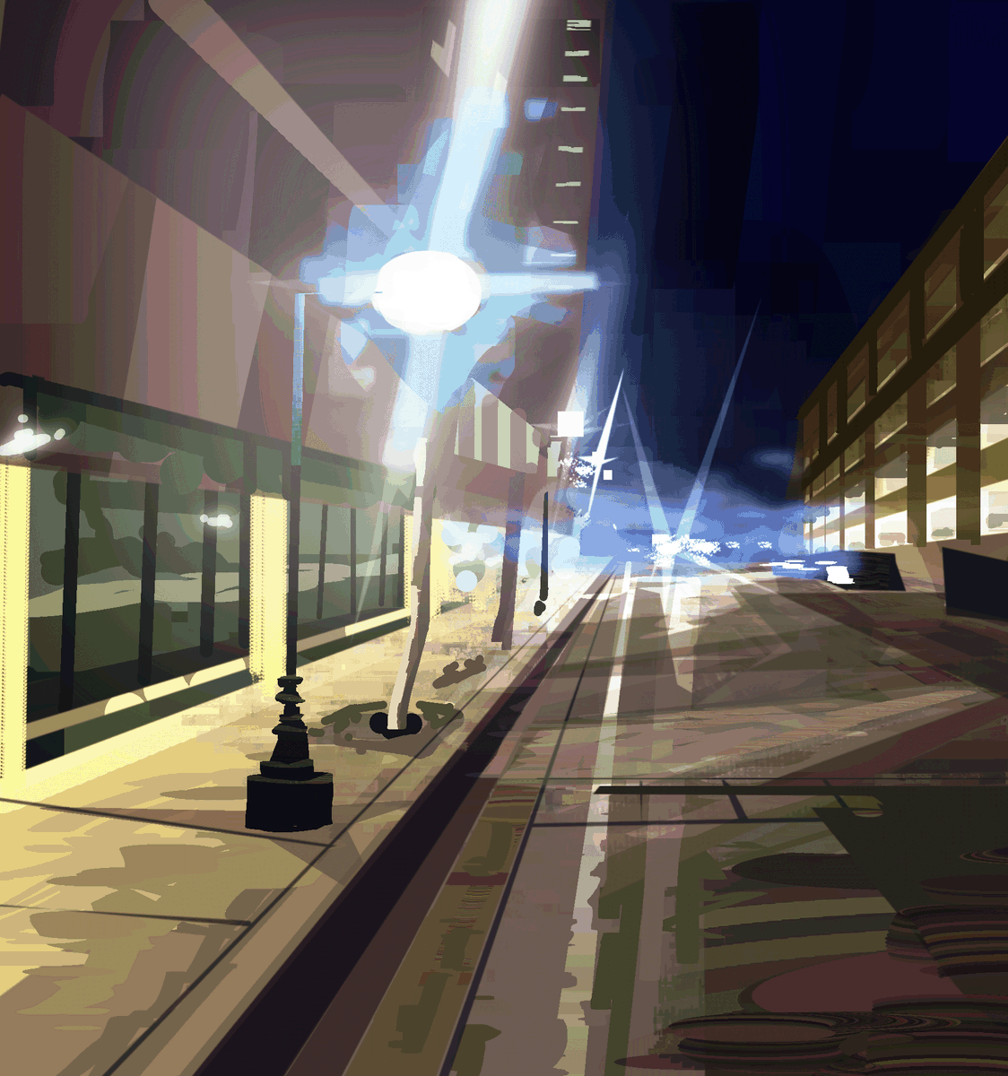 #pleinairpril2025 13

First nocturne one!!! Wanna do more! :D

#nopleinnogain #pleinairpril #digitalart #nocturne #dailypaint #dailypainting #nightimecity #dailysketch #photoshop