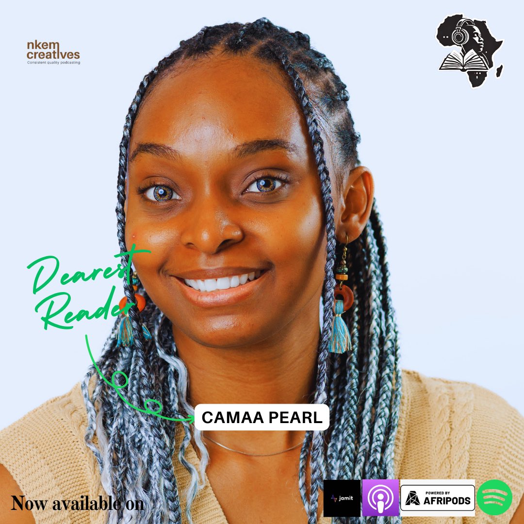Nkemcreatives's tweet image. EPISODE 7: CALL ME JEMILA

Camaa Pearl, a prolific writer, joins us on this episode to deliver the author’s masterclass we didn’t know we needed. 

Tune in to join the conversation: podfollow.com/the-african-au…

#podcast #Africanauthors #slowburn