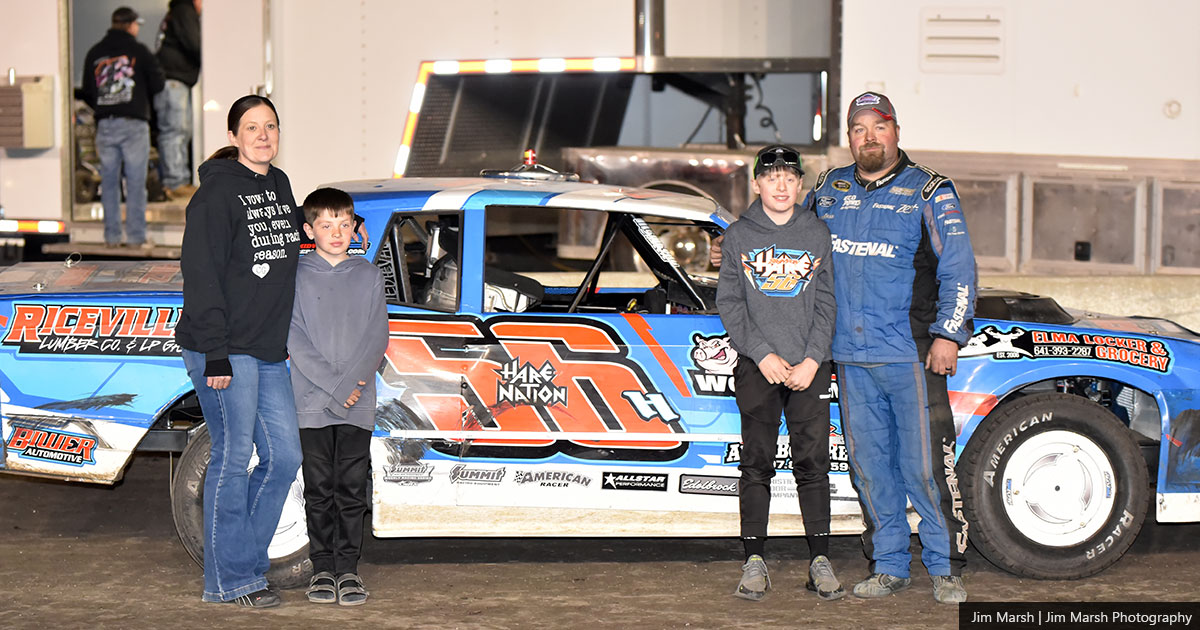 Hare by a hair, Griffith gets redemtion at Hamilton County Speedway hamiltoncospeedway.com/news/news_arti…