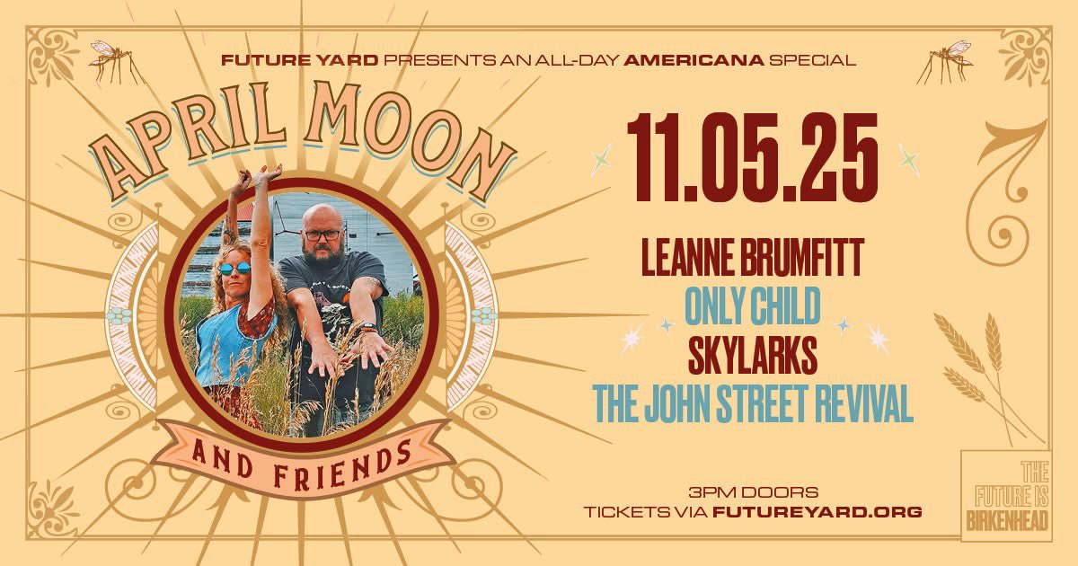 Alan O'Hare (@onlychildmusic) on Twitter photo Next 🆙
We make our debut <a href="/future_yard/">Future Yard</a> in Birkenhead with <a href="/aprilmoonband/">APRIL MOON</a> & friends for their all dayer 🎸 🎻
From 3pm on Sunday May 11th
See you there! 🎟️ 👇
eventim-light.com/uk/a/629dc481d…? Next 🆙
We make our debut <a href="/future_yard/">Future Yard</a> in Birkenhead with <a href="/aprilmoonband/">APRIL MOON</a> & friends for their all dayer 🎸 🎻
From 3pm on Sunday May 11th
See you there! 🎟️ 👇
eventim-light.com/uk/a/629dc481d…?