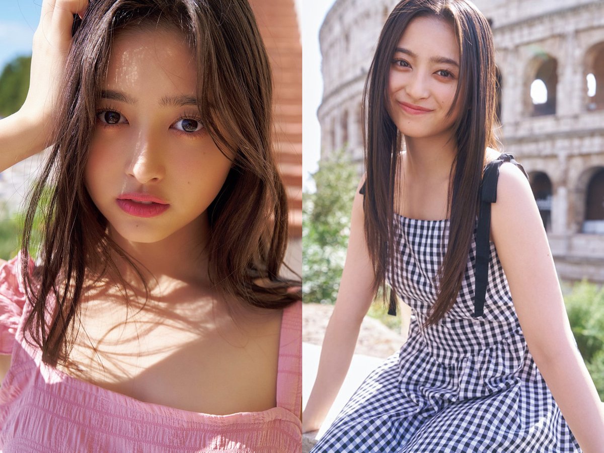 乃木坂46 井上和、弾ける笑顔のストライプ柄ビキニショット公開