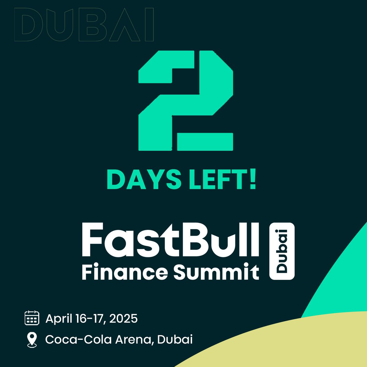 FastBull_'s tweet photo. 🌟 Only 2 days to go!Join the premier global finance event!

🎤 Hear from legendary investor Jim Rogers on global markets and emerging trends.
🔥 Explore the future of Forex, Blockchain, Crypto & Smart Trading with top experts.

📅 April 16–17, 2025📍 Coca-Cola Arena, Dubai

🎟️ Free registration, but spots are limited!

👉 Register Now: https://t.co/b0Iw64ZL3I