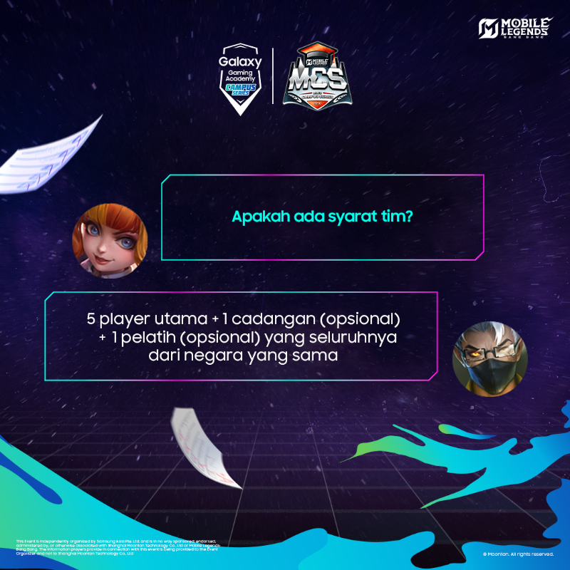 samsungID's tweet photo. Things you need to know about Samsung Galaxy Gaming Academy!

🔥  Total hadiah Rp650jt
🔥  Tim berisi 5 pemain + 1 cadangan (boleh dari kampus berbeda) 
🔥  Registrasi sampai 20 April 2025

Daftar sekarang: https://t.co/xfMd1Tg4uJ 
#GalaxyGamingAcademy #GalaxyA56 5G #GalaxyA36 5G