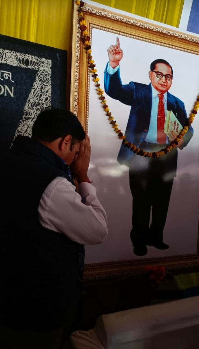 संविधान निर्माता भारत रत्न बाबा साहब डॉक्टर भीमराव अंबेडकर की जयंती पर सादर नमन।