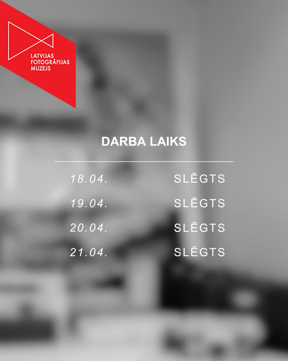 Darba laika izmaiņas muzejā.👇