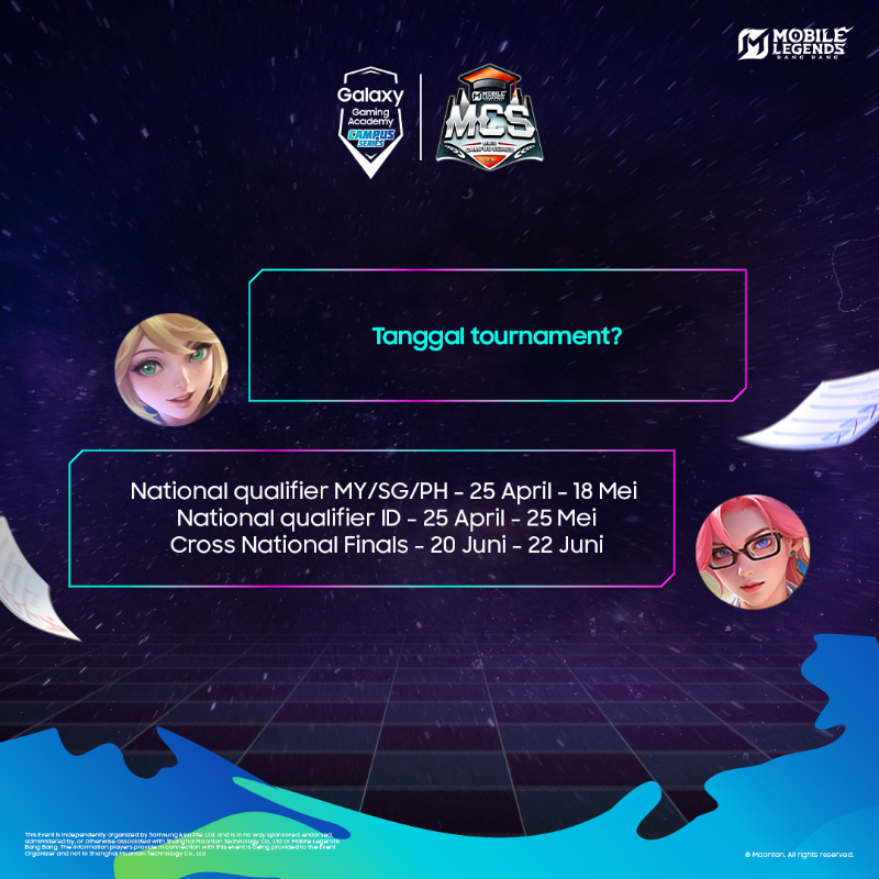 samsungID's tweet photo. Things you need to know about Samsung Galaxy Gaming Academy!

🔥  Total hadiah Rp650jt
🔥  Tim berisi 5 pemain + 1 cadangan (boleh dari kampus berbeda) 
🔥  Registrasi sampai 20 April 2025

Daftar sekarang: https://t.co/xfMd1Tg4uJ 
#GalaxyGamingAcademy #GalaxyA56 5G #GalaxyA36 5G