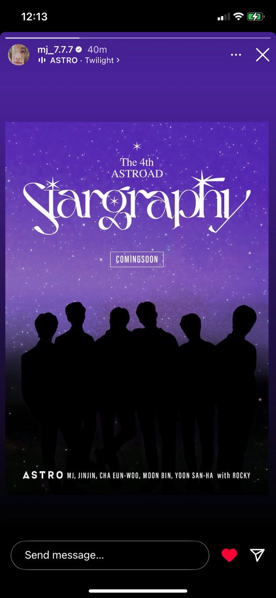 Moongene98's tweet photo. Nunca jamás habrá nada ni nadie como mi #ASTRO el lazo que los une es tan hermoso y eterno, son lo más bonito que la vida me pudo dar, mis 6 estrellas brillantes 💜🌟
#MJ #JINJIN #CHAEUNWOO #MOONBIN #ROCKY #YOONSANHA 
 #아스트로 https://t.co/Q710Eaw26W
