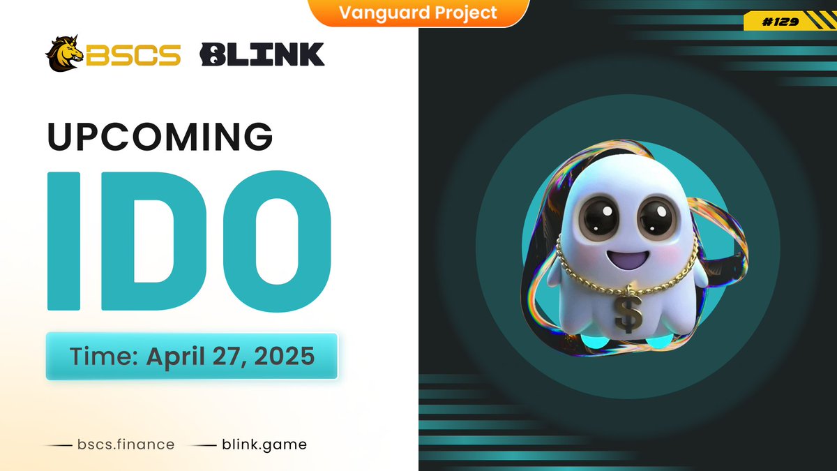 BSCS_Global's tweet photo. 📣 @BSCS_Global is pleased to host the IDO Sale for @blinkgameapp on 27 April.

ℹ️ Token Details
💎 Ticker: $BLINK
💎 Chain: TON
💲 IDO Price: $0.00015
➖ Total Supply: 100,000,000,000
➖ Initial Market Cap: $3,460,000

ℹ️ IDO Details
⭐️ IDO Project #129
✅ IDO Rule: Vanguard
https://t.co/yyjq5kc9Wj
🔒 Refund Policy: Up to 72 hours

🔶 Total Raise on BSCS: $200,000
👉 Join IDO At: https://t.co/zTfCBsAwBv

💎 Guaranteed Round
⏰ Time: 9 AM 27 Apr - 3 PM 27 Apr (UTC)

💎 First Come, First Served Round
⏰ Time: 3 PM 27 Apr - 8 AM 28 Apr (UTC)

🗓 Claiming & Listing Schedule
⏰ Listing date: 29 Apr
🔶 Token Claim on BSCS: 29 Apr
💰 Vesting: 25% at TGE then Unlock 25% per month

👉 STAKE FOR GUARANTEED ALLOCATION
https://t.co/zcLWUKFp63
⏰ Stake Deadline: 5 PM, 26 Apr (UTC)

#BSCS #IDO #AI
