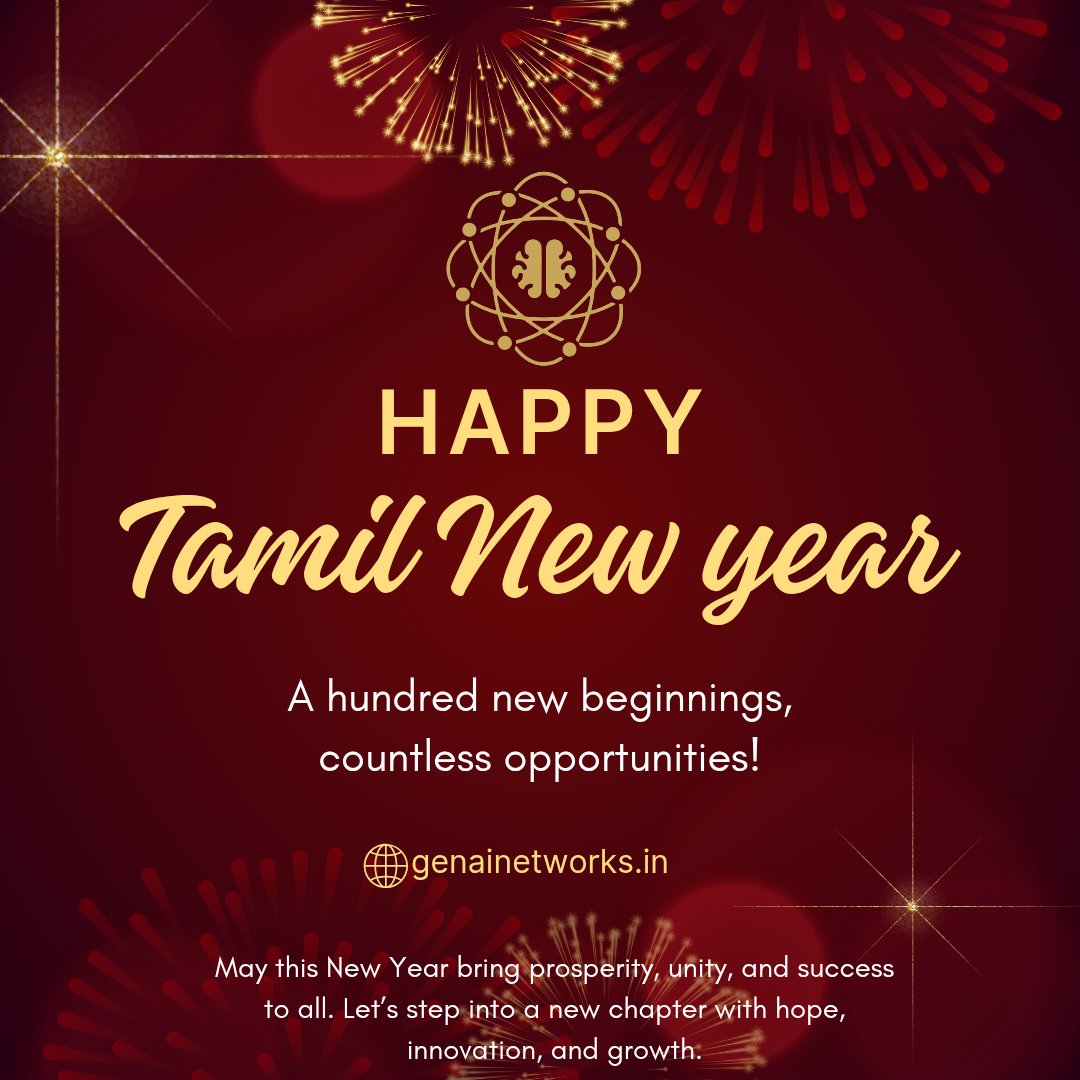 neural_genai's tweet image. நூறு புதிய தொடக்கங்கள், எண்ணற்ற வாய்ப்புகள்!
இனிய தமிழ் புத்தாண்டு நல்வாழ்த்துக்கள்!
@ Gen-AI Tech Networks - genainetworks.in
#TamilNewYear #Puthandu2025 #NeuralGenAI #AIInnovation #NewBeginnings