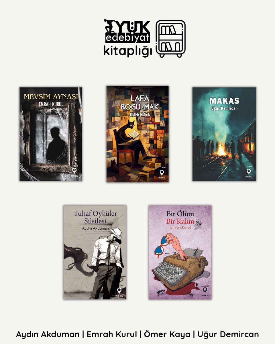 Bahar müjdesi! 🥁🎷

Yük Edebiyat dergisi (<a href="/yukedebiyat/">YÜK EDEBİYAT</a>) yayın kurulu üyeleri Emrah Kurul, Uğur Demircan, Ömer Kaya ve Aydın Akduman'ın kitapları Nisan ayı boyunca Mahal Mağaza'da 900₺ yerine 500₺.

mahaledebiyatyayinlari.com.tr