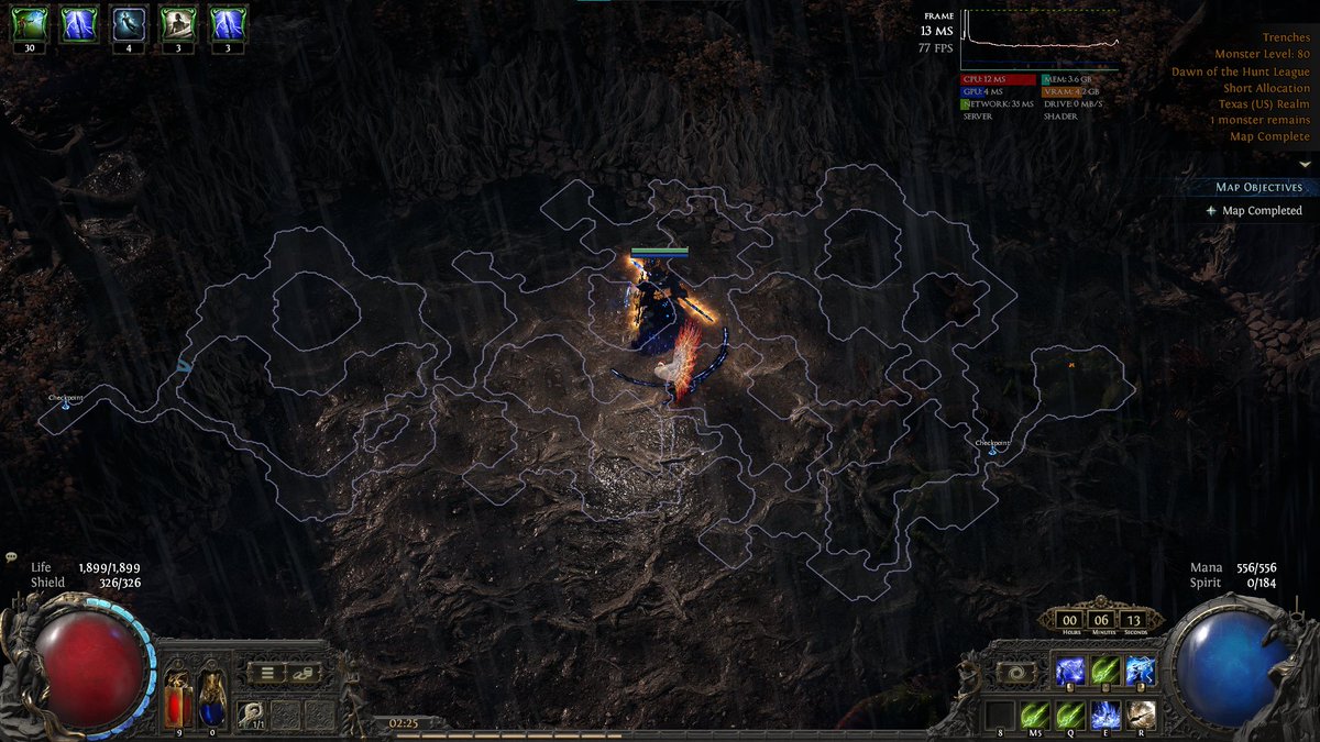This is the best-sized map I've seen in this league, and I still think it's a bit too large but maybe if the hallways were fatter it would be good? 😂