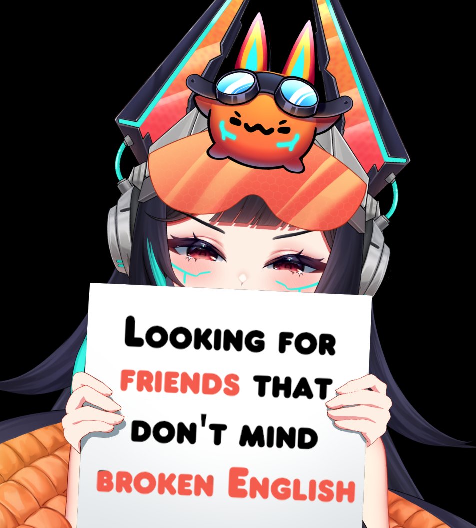 I'm too shy to ask for collab or or interact with EN community because my native language is Spanish but I swear I'm trying my best to speak better English ‼️🧡

If you don't mind broken English, let's be friends ! ! #vtuber #esvtuber