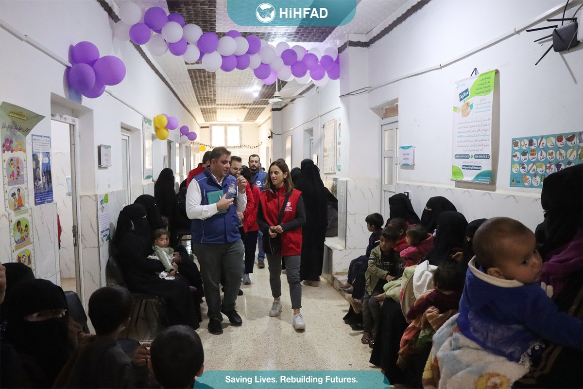 Hand in Hand for Aid and Development (@hihfaduk) on Twitter photo As part of ongoing efforts to deepen humanitarian collaboration, HiHFAD had the honor of welcoming a delegation from <a href="/save_children/">Save the Children International</a> Interational to the Medina hospital it supports in Syria. The delegation was received by Dr. Mohammad Al-Abbas, Country Director of HiHFAD, As part of ongoing efforts to deepen humanitarian collaboration, HiHFAD had the honor of welcoming a delegation from <a href="/save_children/">Save the Children International</a> Interational to the Medina hospital it supports in Syria. The delegation was received by Dr. Mohammad Al-Abbas, Country Director of HiHFAD,