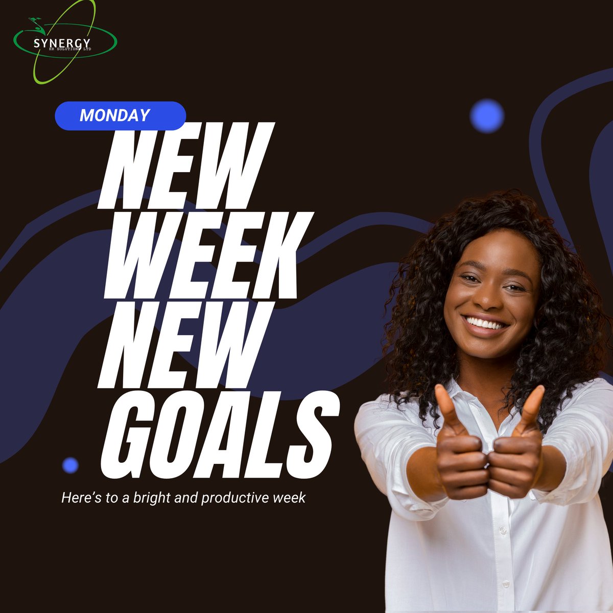 SynergyHR_ng's tweet photo. New week, new goals, new opportunities! ✨
Stay focused, stay driven, and make every day count. Let’s make this week a productive one! 

#newweeknewgoals  #mondaymotivation  #synergy https://t.co/CnafDDtbA6