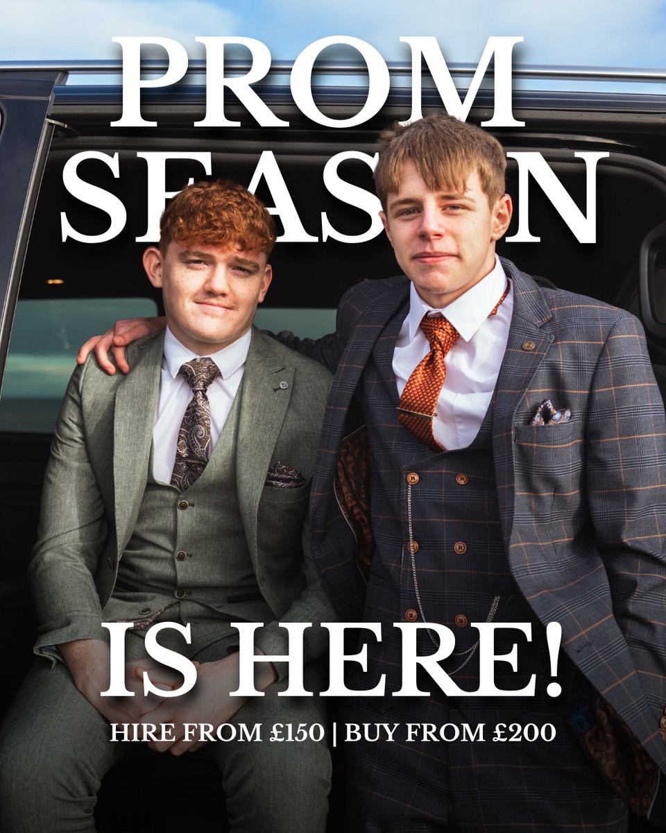 Master Debonair | Outfitting Self Confidence (@master_debonair) on Twitter photo We’ve still got a few prom suit appointments left this week in both stores
Whether you’re after something classic, bold, or totally unexpected — we’ve got you covered.
East Boldon & York
0191 820 0619
customerservice@masterdebonair.com
Book online now: bit.ly/3supEDQ We’ve still got a few prom suit appointments left this week in both stores
Whether you’re after something classic, bold, or totally unexpected — we’ve got you covered.
East Boldon & York
0191 820 0619
customerservice@masterdebonair.com
Book online now: bit.ly/3supEDQ
