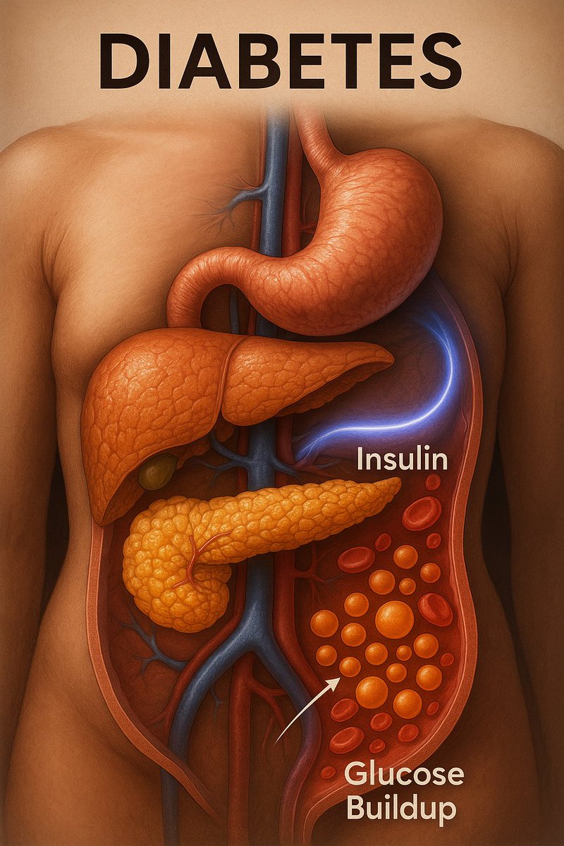 zizelle_'s tweet photo. 5 EARLY SIGNS OF DIABETES YOU SHOULDN’T IGNORE

Diabetes doesn’t always announce itself loudly at first.

It can quietly damage your body - affecting your heart, kidneys, eyes, nerves and immune system before you know what’s going on.

How do you spot this condition on time? https://t.co/Wh6MsBEU3s