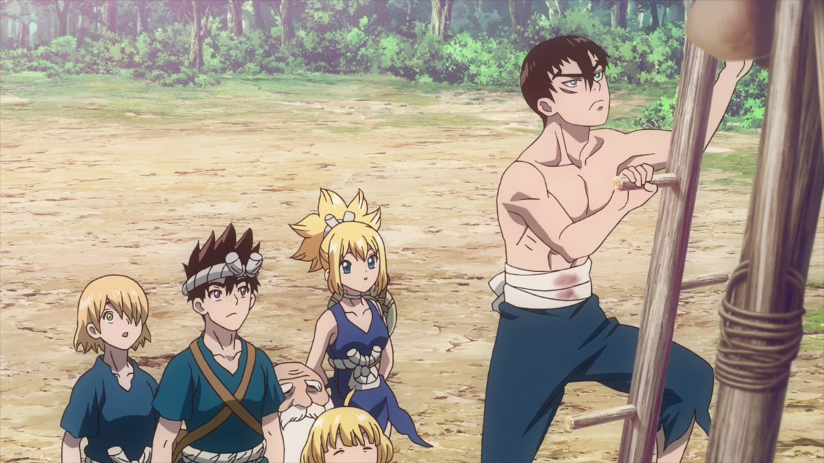 shirtlessanime's tweet photo. Kinro
Dr. Stone s1 ep 18
#kinro #kinrou #drstone #ドクターストーン #キンロー #金狼 #anime https://t.co/1qsb85v8fZ