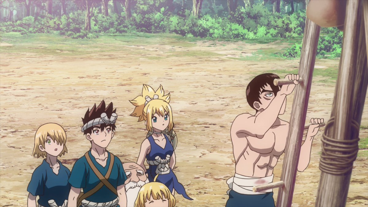 shirtlessanime's tweet photo. Kinro
Dr. Stone s1 ep 18
#kinro #kinrou #drstone #ドクターストーン #キンロー #金狼 #anime https://t.co/1qsb85v8fZ