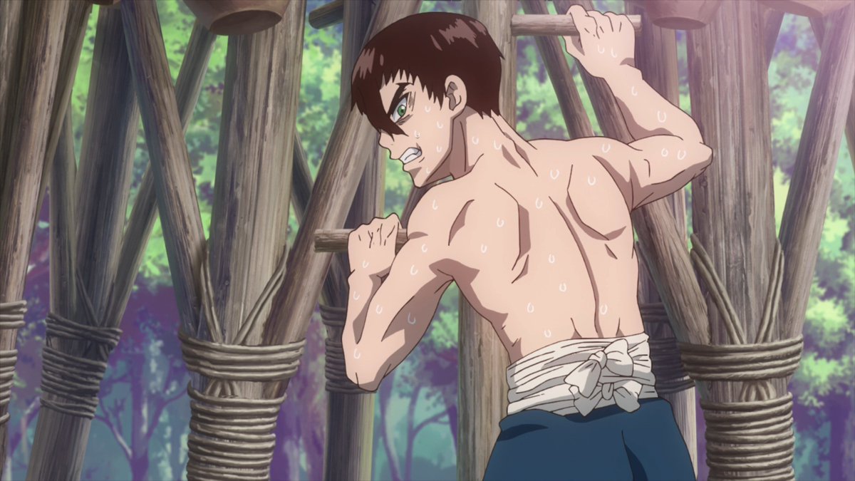 shirtlessanime's tweet photo. Kinro
Dr. Stone s1 ep 18
#kinro #kinrou #drstone #ドクターストーン #キンロー #金狼 #anime https://t.co/1qsb85v8fZ