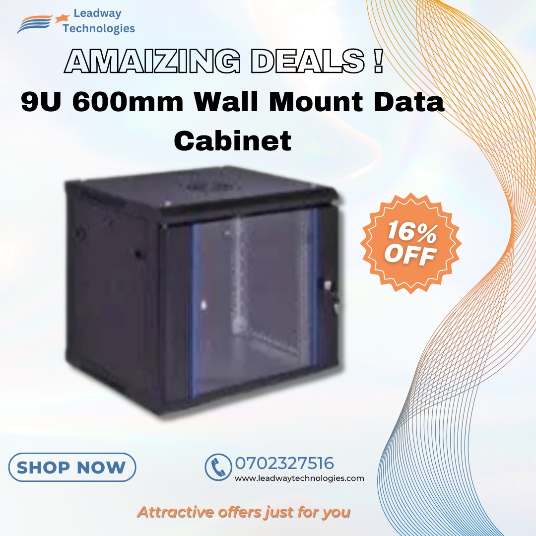 LeadwayTechLLP's tweet photo. Buy the 9U 600x450mm Wall Mount Data Cabinet
📩 DM us or call us today to order! 0702327516
#NetworkingSolutions #ITInfrastructure #LeadwayTechnologies #DataCabinet #ICTSolutions #TechThatWorks https://t.co/81BKX7hwIj
