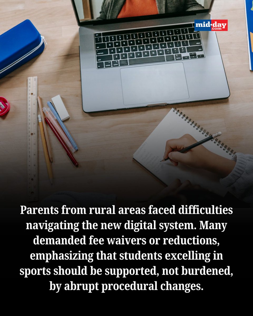 mid_day's tweet photo. Grace marks deadline extended!
Students excelling in sports now have until April 21 to submit proposals online. A welcome move, but parents and teachers urge fairness in fees.

By: Archana Dahiwal

https://t.co/ifKQBT6azb

#MSBSHSE #SportsStudents #EducationUpdate #GraceMarks https://t.co/8sjhNEL2Lp