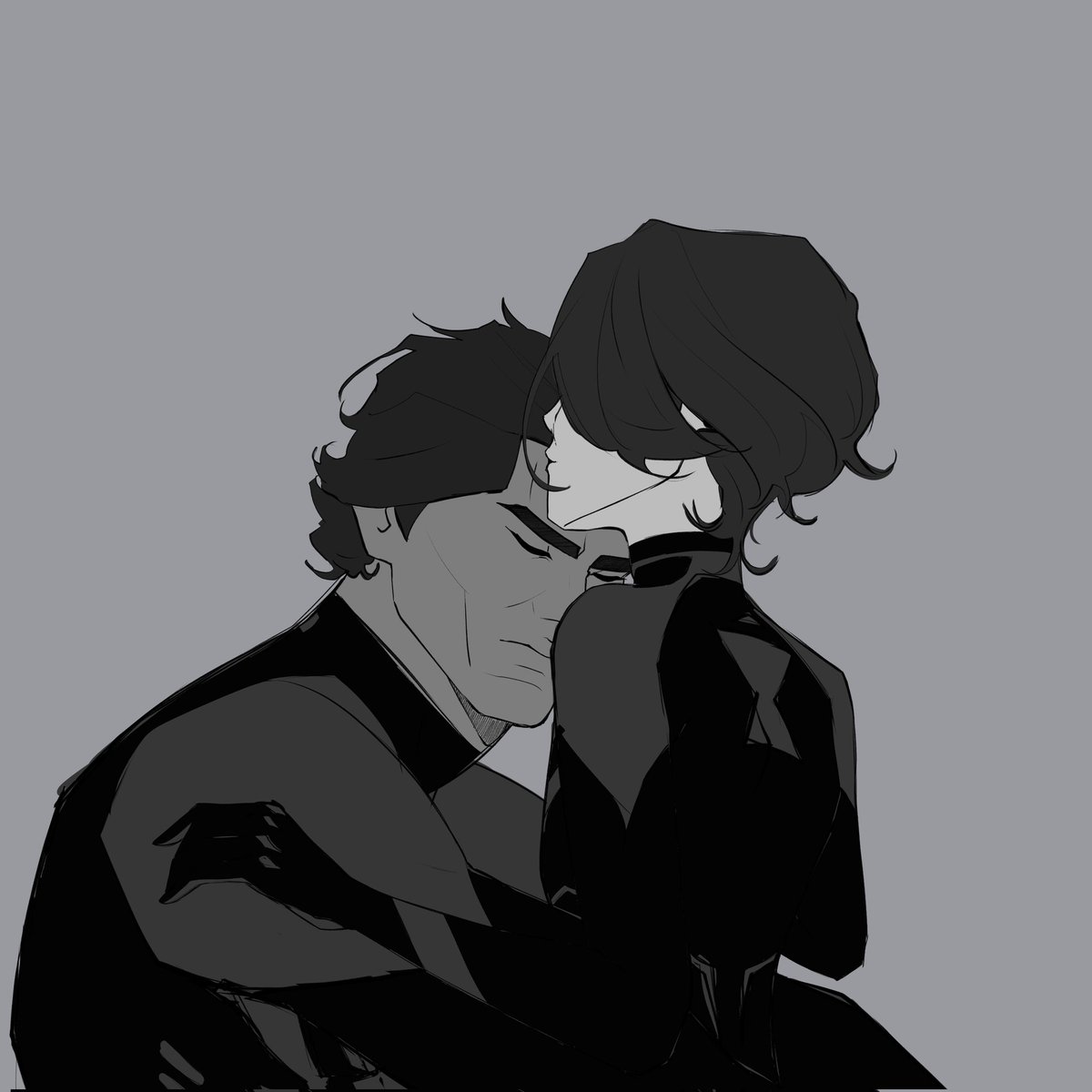 Lazy sketch and clingy Miguel.

#MiguelOHara #migueloharafanart #AcrossTheSpiderVerse #Ocxcanon #spideroc