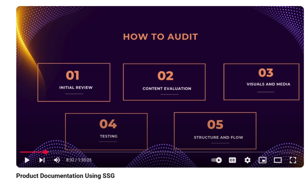 anne_angel1's tweet photo. Lesson 1 from @TechnicalWriti6 Product Docs: Auditing isn’t just proofreading—it's product design!
✔️ Review flow
✔️ Check visuals + UI
✔️ Improve structure
Add key features:
🔍 Search
🌙 Dark mode
🧭 Breadcrumbs
📑 In-page nav
#TWMP-PRODUCTDOCS2025
#TWMP https://t.co/Cu76HgVaAw