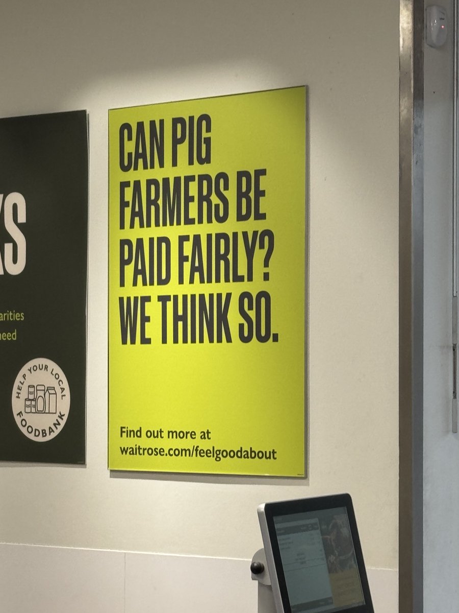 Herring1967's tweet photo. Haven’t Waitrose read Animal Farm? https://t.co/7sX3DKm82D