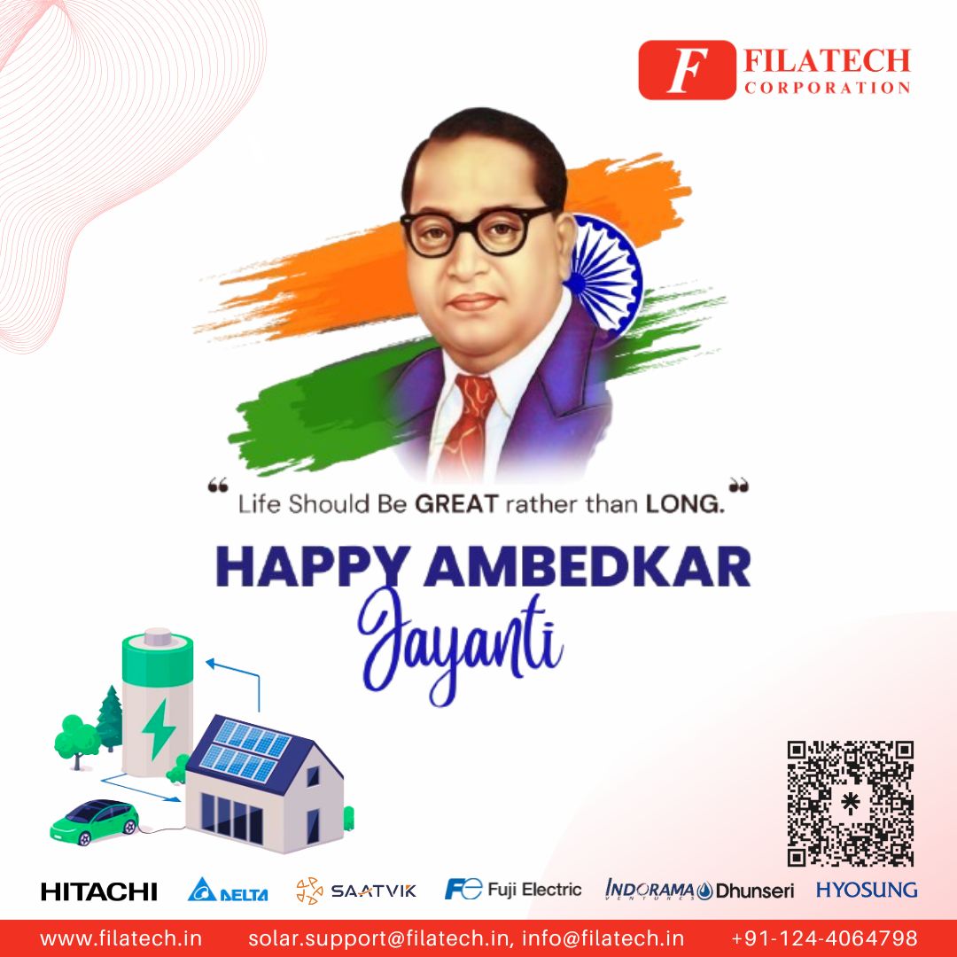 filatechindia's tweet photo. 🕊️ 𝐇𝐨𝐧𝐨𝐮𝐫𝐢𝐧𝐠 𝐭𝐡𝐞 𝐥𝐞𝐠𝐚𝐜𝐲 𝐨𝐟 𝐃𝐫. 𝐁.𝐑. 𝐀𝐦𝐛𝐞𝐝𝐤𝐚𝐫
— the torchbearer of equality, justice &amp; social reform.
His vision continues to inspire a stronger, inclusive India.
#AmbedkarJayanti #FilatechIndia #DrBRAmbedkar #EqualityForAll #TeamFilatech https://t.co/ETxa52lFkE