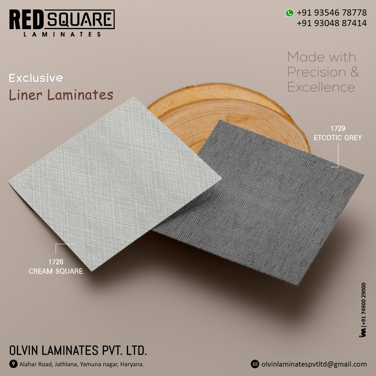 ibais_wooden's tweet photo. OLVIN LAMINATES PVT. LTD. - YAMUNA NAGAR
For enquiry via WhatsApp click:
https://t.co/2nZ5B9Lcgj
Mr. Avinash Goel:+91 9354678778
#linerlaminates #linerlam #laminates #exclusivelinerlaminates #laminatemanufacturer #redsquare #redsquarelaminates #redsquarelinerlam
.
@ibais_wooden https://t.co/dePSRgCFft
