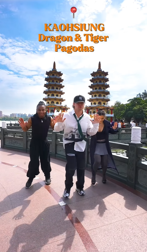 Focus_Taiwan's tweet photo. Social media influencer #VikWhite joined fellow American dancers Fik-Shun Stegall and Lauren Gibson earlier this month to film a series of dance videos across Taiwan, which have since gone viral. https://t.co/HcYdi43QQS https://t.co/q5WX4ftthS