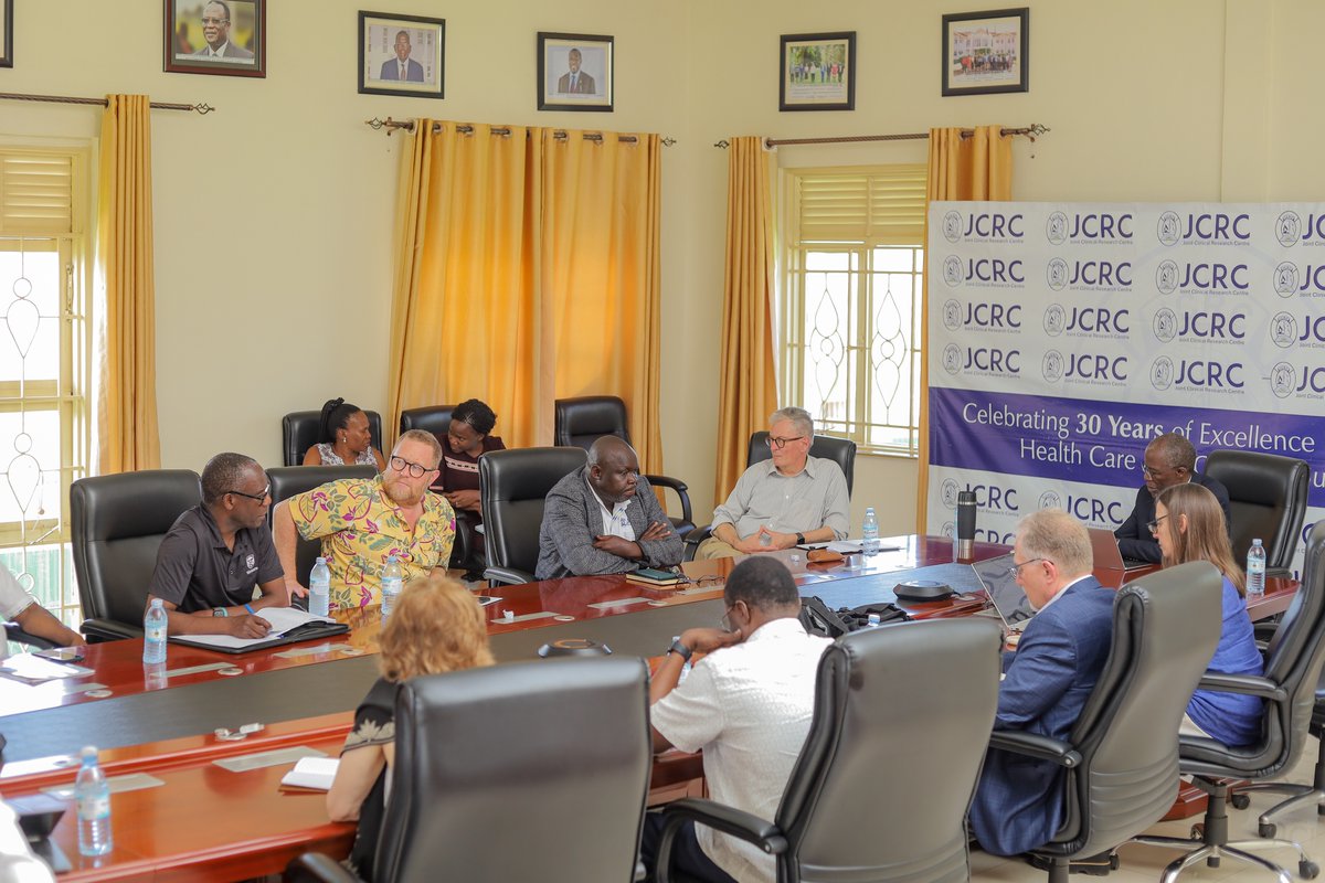 The Joint Clinical Research Centre (@jcrc_official1) on Twitter photo Last Friday, we proudly hosted a high-level delegation from <a href="/WesternU/">Western University</a>, led by President Alan Shepard and Dr. <a href="/OpiyoOloya/">Opiyo Oloya</a>, strengthening our academic collaboration and celebrating shared milestones in global health, research, and education initiatives.#ACentreOfExcellence Last Friday, we proudly hosted a high-level delegation from <a href="/WesternU/">Western University</a>, led by President Alan Shepard and Dr. <a href="/OpiyoOloya/">Opiyo Oloya</a>, strengthening our academic collaboration and celebrating shared milestones in global health, research, and education initiatives.#ACentreOfExcellence
