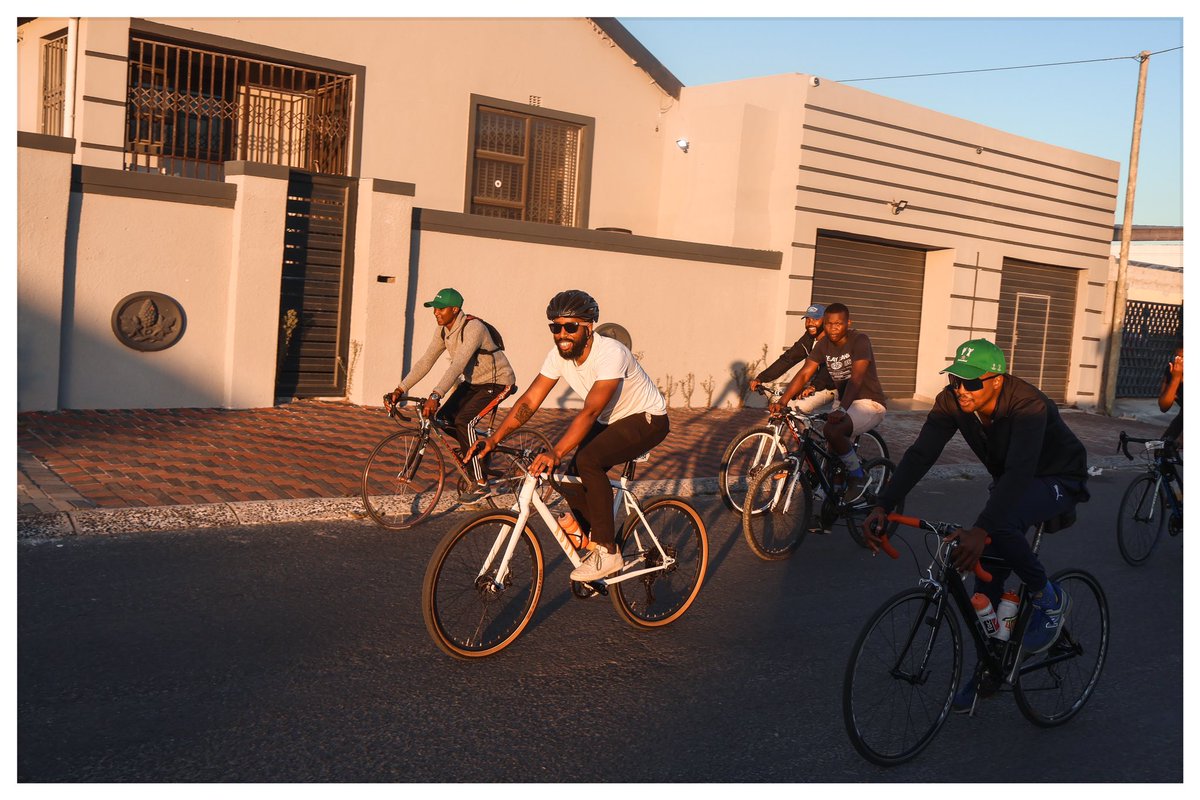 smavundla's tweet photo. #CTBicycleMayor this morning we are getting ready to cycle from Khayelitsha to meet and welcome the #Gautabmx Gents @Djkarri__  meet-up is @LangaBicycleHub we estimate time of arrival to be 11:30 am to 12:00pm 

We leave from @KhaltshaCycles at 10am cycling to Langa. https://t.co/j6wG9OnT1K