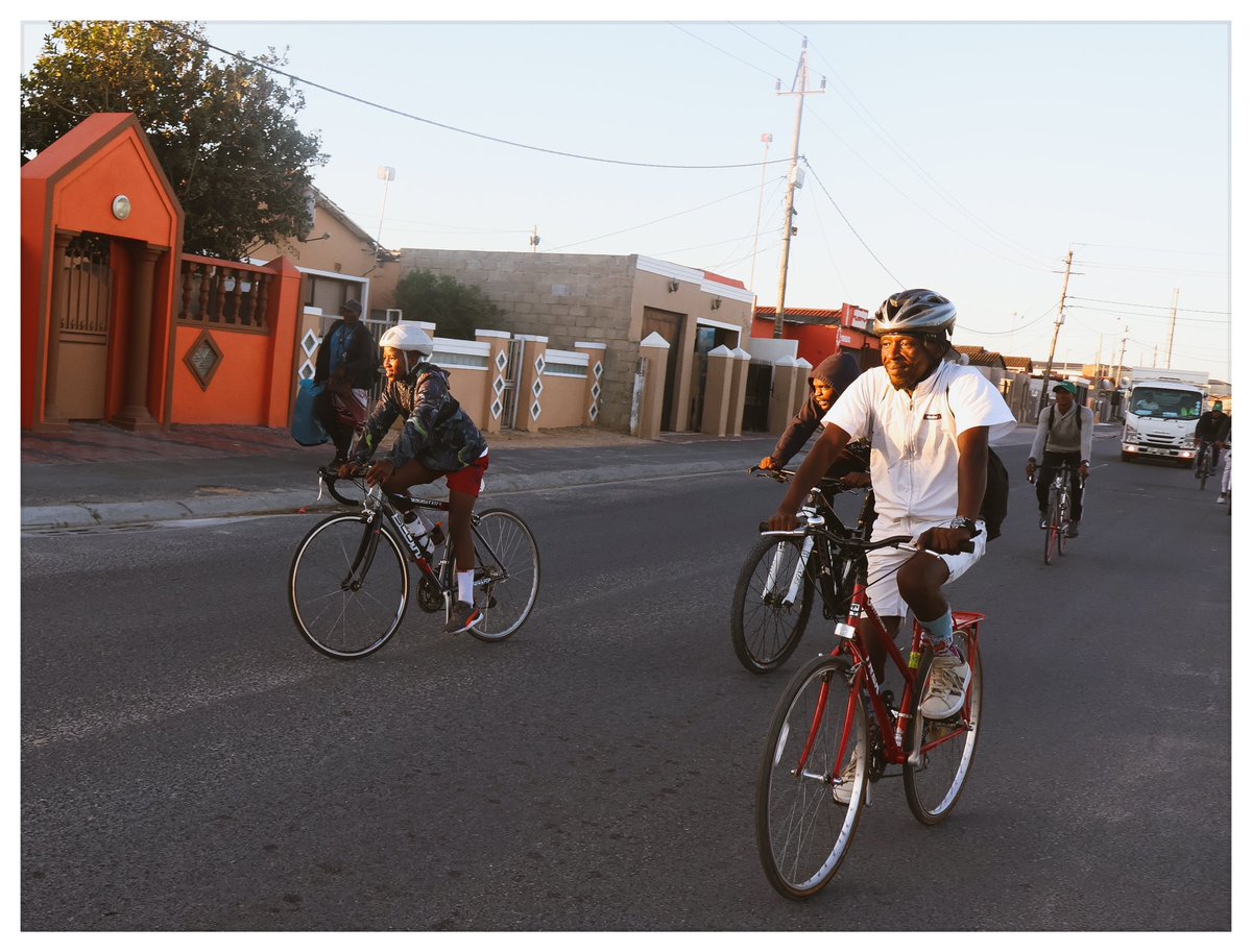 smavundla's tweet photo. #CTBicycleMayor this morning we are getting ready to cycle from Khayelitsha to meet and welcome the #Gautabmx Gents @Djkarri__  meet-up is @LangaBicycleHub we estimate time of arrival to be 11:30 am to 12:00pm 

We leave from @KhaltshaCycles at 10am cycling to Langa. https://t.co/j6wG9OnT1K