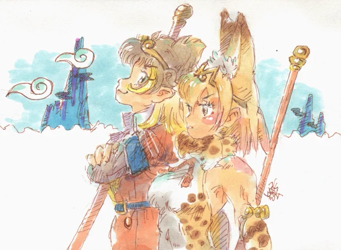 6/1(日) 北海道旭川フレンズチホー37  栗乃里工房:アナログイラスト原画処  今のうちからゆるりとRPリクエスト受け付ます *けもフレ以外も解るものなら可   *気分で気楽に描くので気軽に投げといてください  *当日は最北フレチという事でお安く並べておきます、良かったら引取ってください 