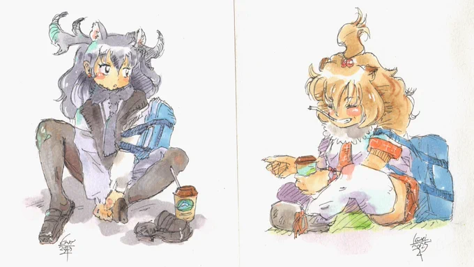 6/1(日) 北海道旭川フレンズチホー37  栗乃里工房:アナログイラスト原画処  今のうちからゆるりとRPリクエスト受け付ます *けもフレ以外も解るものなら可   *気分で気楽に描くので気軽に投げといてください  *当日は最北フレチという事でお安く並べておきます、良かったら引取ってください 