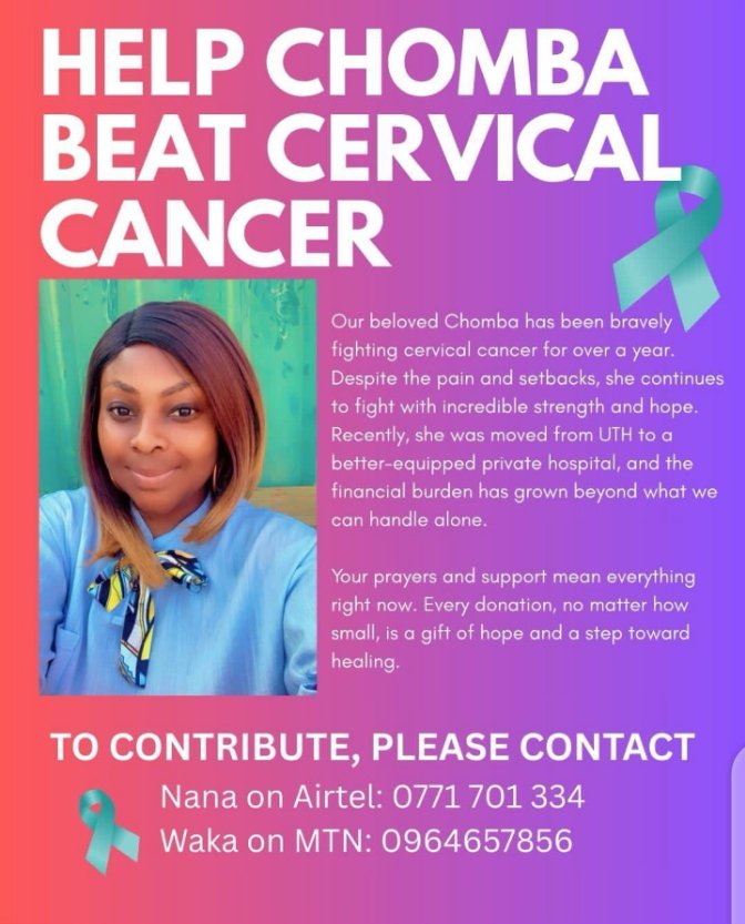 BernardMuligisa's tweet photo. Good folks of Twitter. Please help my friends sister beat cancer. If it is within your capacity to make a donation no matter how small, it would be very helpful. All contributions can be made to 0771701334 or 0964657856. You could also help by sharing this post.🙏 https://t.co/oVJMpeVEiV