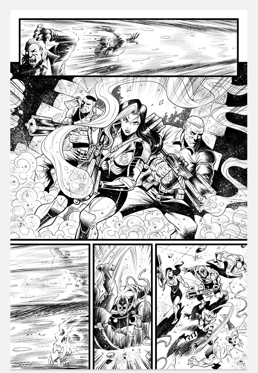 JordiTarragona6's tweet photo. Terror and Fury#3 😍🎊🎉🎉 writer: Joe Brusha, art: @JordiTarragona6 color: @walter_colorist Letters: @TaylorEspo @Zenescope #blackterror #fury https://t.co/sflmpYxAat
