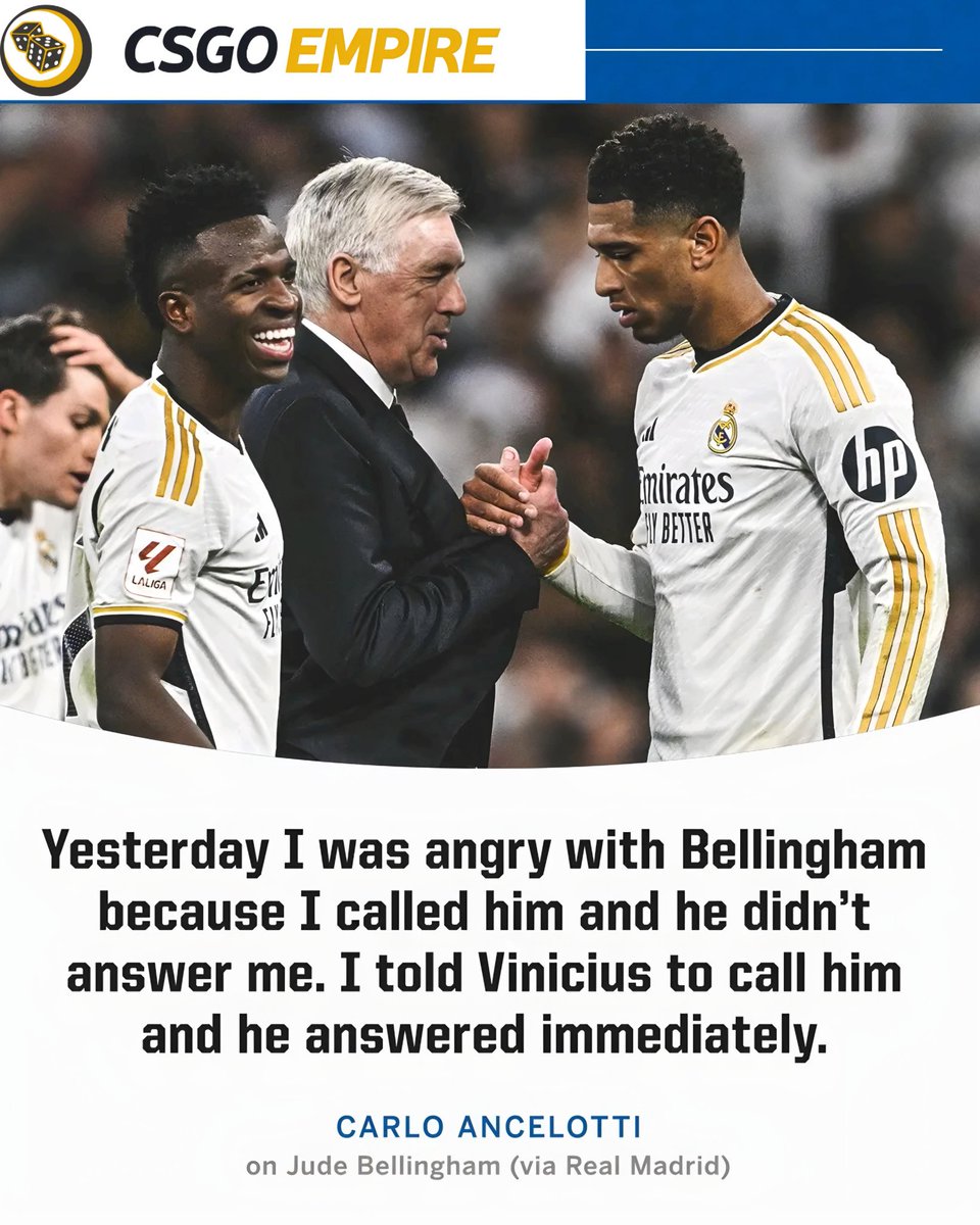 dailyskyenews's tweet photo. Carlo Ancelotti’s most funny Real Madrid moments (Part 2).

A Thread 😂🤍 https://t.co/E9k2xM3HLv